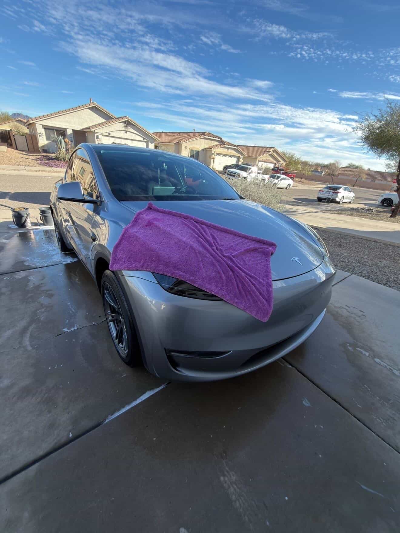 Tesla Model Y full service detail — Macked Detailing Tucson
