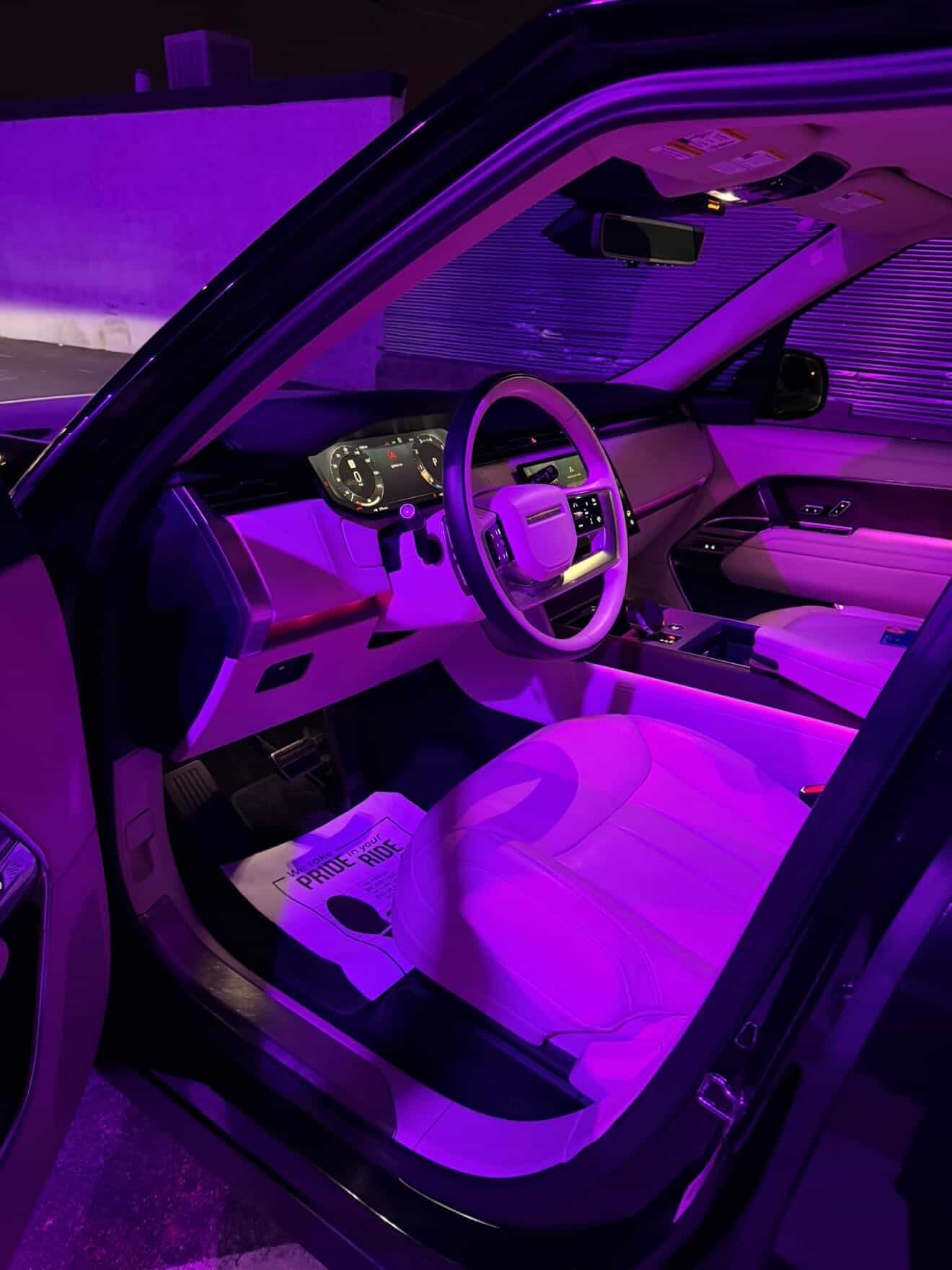 Range Rover full detail at night — mobile car detailing Tucson AZ